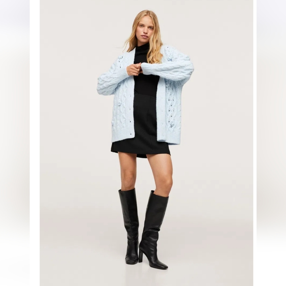 BNWT! Mango flowers knit cardigan - Picture 6 of 6